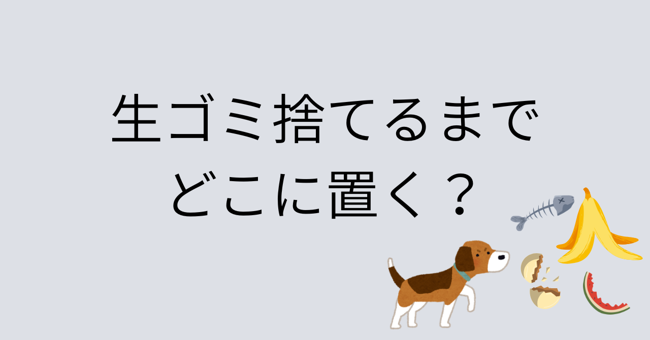 生ゴミ捨てるまでどこに置く？冷凍は迷惑なの？冷凍によるデメリットや対策を解説